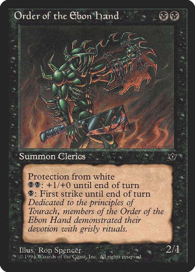 Order of the Ebon Hand (Ron Spencer) [Fallen Empires] - Destination Retro