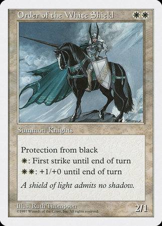 Order of the White Shield [Fifth Edition] - Destination Retro