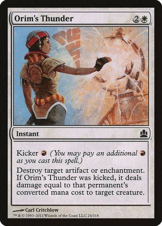 Orim's Thunder [Commander 2011] - Destination Retro