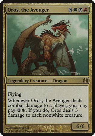 Oros, the Avenger (Oversized) [Commander 2011 Oversized] - Destination Retro
