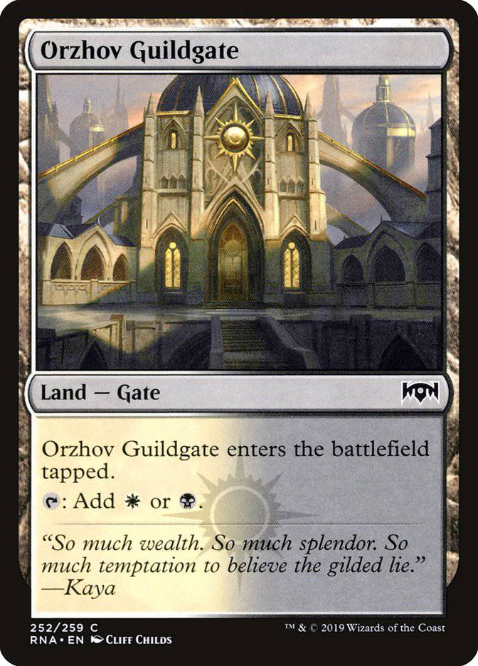Orzhov Guildgate (252/259) [Ravnica Allegiance] - Destination Retro