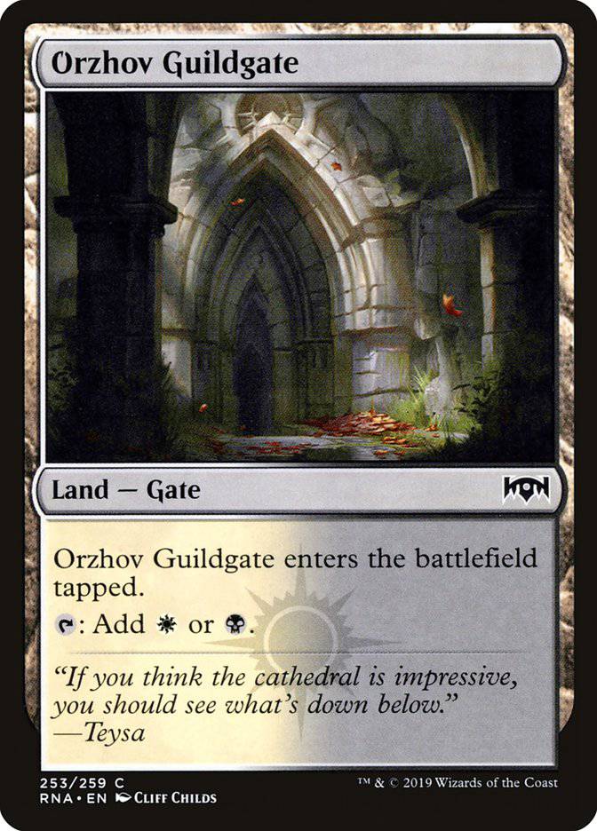 Orzhov Guildgate (253/259) [Ravnica Allegiance] - Destination Retro