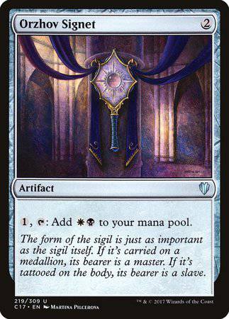 Orzhov Signet [Commander 2017] - Destination Retro