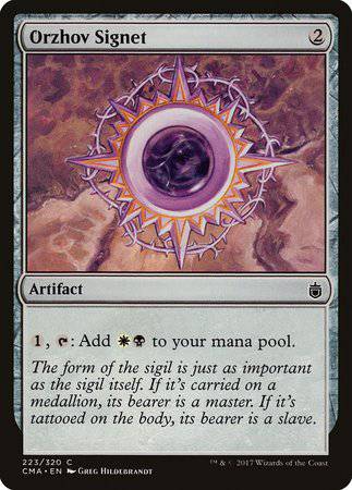 Orzhov Signet [Commander Anthology] - Destination Retro