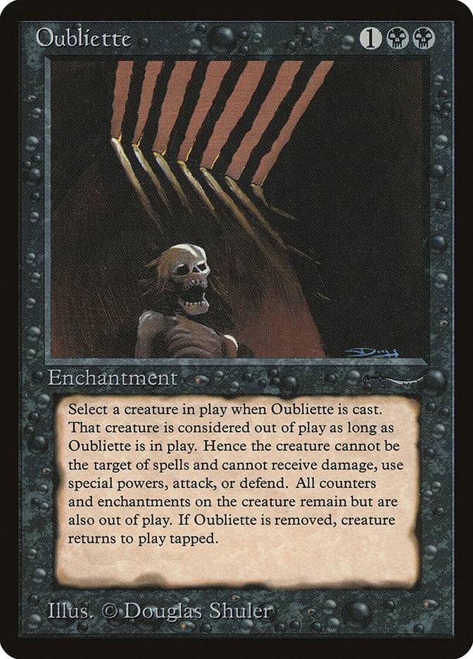 Oubliette (Light Mana Cost) [Arabian Nights] - Destination Retro