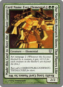 Our Market Research Shows That Players Like Really Long Card Names.... [Unhinged] - Destination Retro
