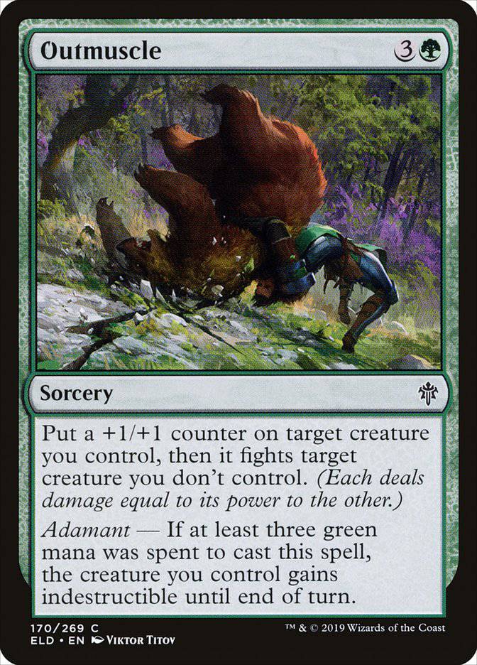 Outmuscle [Throne of Eldraine] - Destination Retro