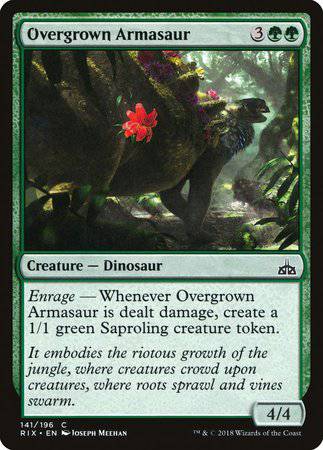 Overgrown Armasaur [Rivals of Ixalan] - Destination Retro