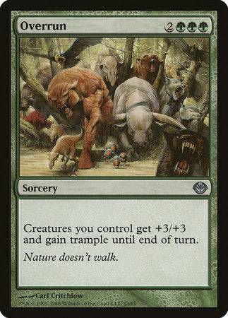 Overrun [Duel Decks: Garruk vs. Liliana] - Destination Retro