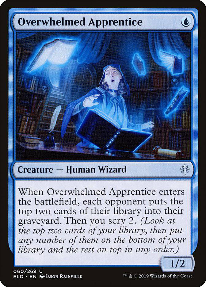 Overwhelmed Apprentice [Throne of Eldraine] - Destination Retro