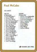 Paul McCabe Decklist [World Championship Decks 1997] - Destination Retro