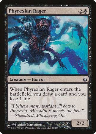 Phyrexian Rager [Mirrodin Besieged] - Destination Retro