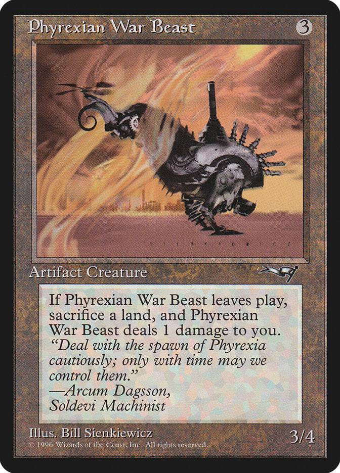 Phyrexian War Beast (Signature on Right) [Alliances] - Destination Retro