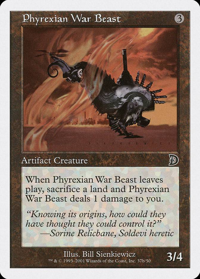 Phyrexian War Beast (Signature on Right) [Deckmasters] - Destination Retro