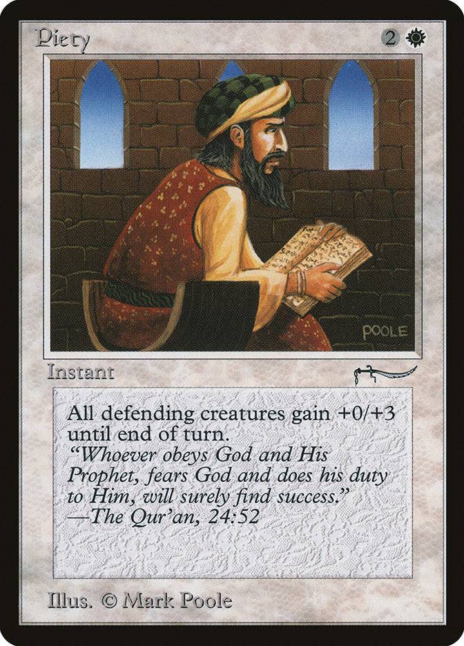 Piety (Dark Mana Cost) [Arabian Nights] - Destination Retro