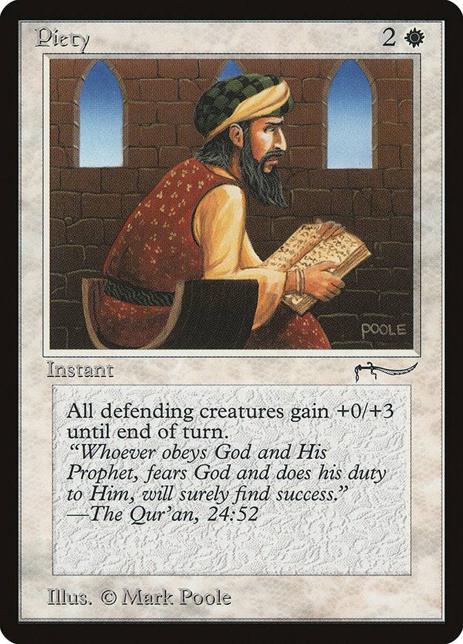 Piety (Light Mana Cost) [Arabian Nights] - Destination Retro
