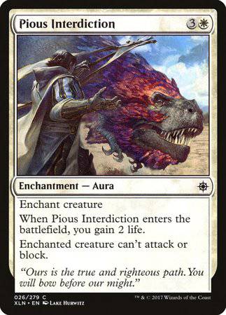 Pious Interdiction [Ixalan] - Destination Retro