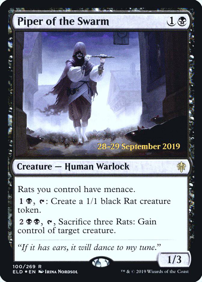 Piper of the Swarm  [Throne of Eldraine Prerelease Promos] - Destination Retro
