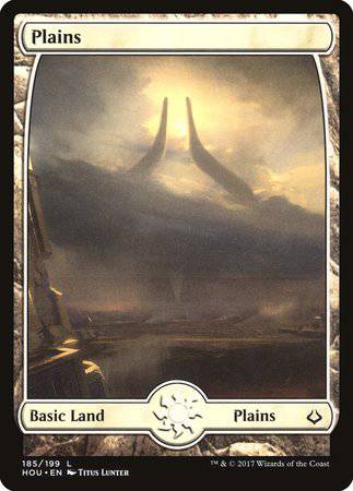 Plains (185) - Full Art [Hour of Devastation] - Destination Retro