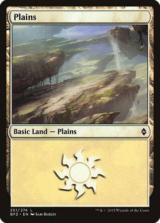 Plains (251) [Battle for Zendikar] - Destination Retro