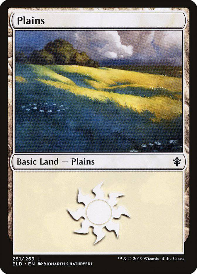 Plains (251) [Throne of Eldraine] - Destination Retro