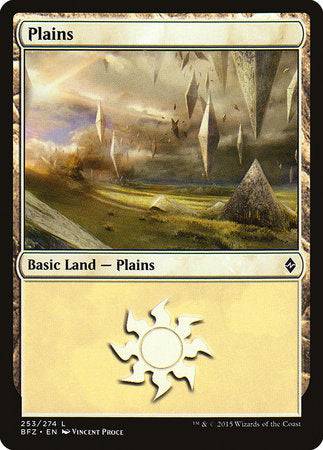 Plains (253) [Battle for Zendikar] - Destination Retro