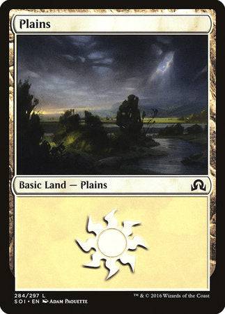 Plains (284) [Shadows over Innistrad] - Destination Retro