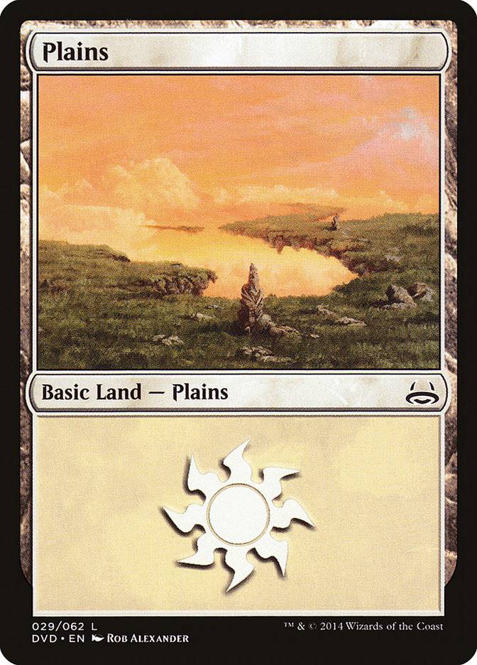 Plains (29) (Divine vs. Demonic) [Duel Decks Anthology] - Destination Retro