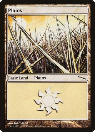 Plains (290) [Mirrodin] - Destination Retro