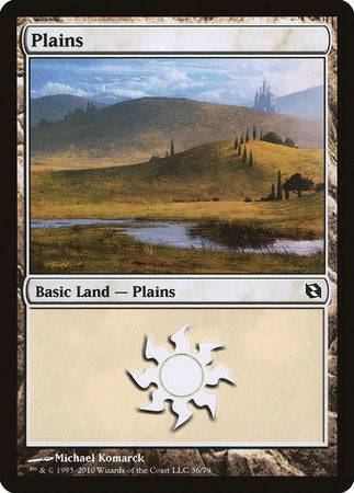 Plains (36) [Duel Decks: Elspeth vs. Tezzeret] - Destination Retro