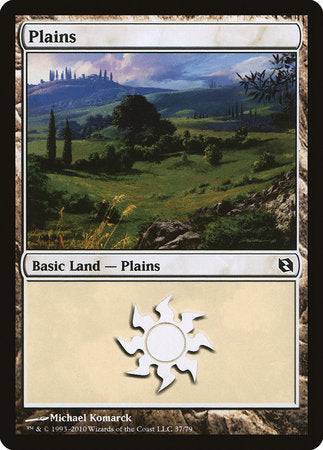 Plains (37) [Duel Decks: Elspeth vs. Tezzeret] - Destination Retro