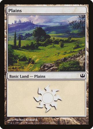 Plains (42) [Duel Decks: Knights vs. Dragons] - Destination Retro