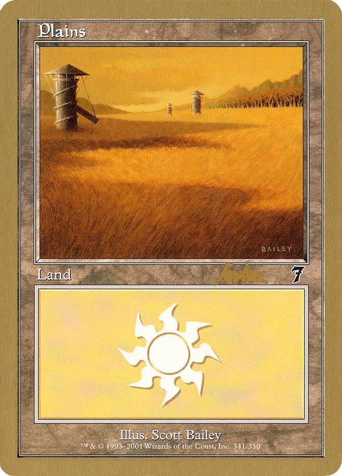 Plains (bk341) (Brian Kibler) [World Championship Decks 2002] - Destination Retro