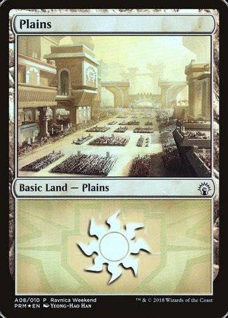 Plains - Boros (A08) [GRN Ravnica Weekend] - Destination Retro