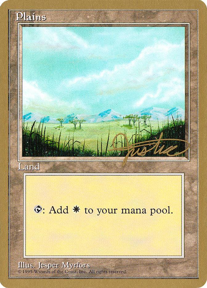 Plains (mj365) (Mark Justice) [Pro Tour Collector Set] - Destination Retro