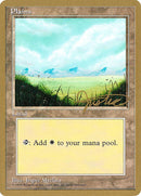 Plains (mj366) (Mark Justice) [Pro Tour Collector Set] - Destination Retro