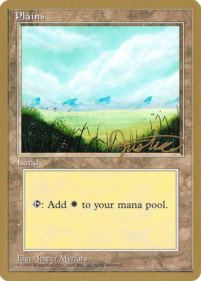 Plains (mj366) (Mark Justice) [Pro Tour Collector Set] - Destination Retro