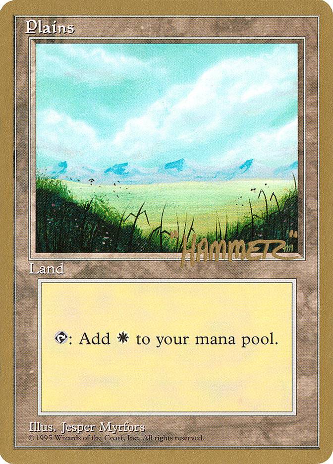 Plains (shr366) (Shawn "Hammer" Regnier) [Pro Tour Collector Set] - Destination Retro