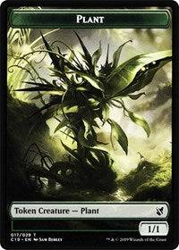 Plant // Snake Double-sided Token [Commander 2019 Tokens] - Destination Retro