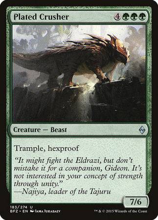 Plated Crusher [Battle for Zendikar] - Destination Retro