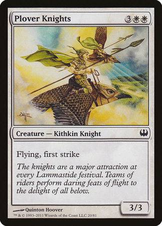 Plover Knights [Duel Decks: Knights vs. Dragons] - Destination Retro