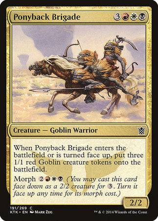 Ponyback Brigade [Khans of Tarkir] - Destination Retro