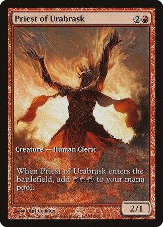Priest of Urabrask [New Phyrexia Promos] - Destination Retro