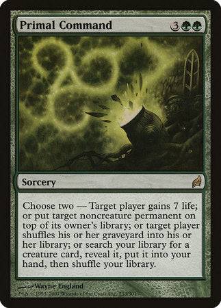 Primal Command [Lorwyn] - Destination Retro