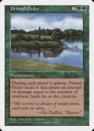Primal Order [Fifth Edition] - Destination Retro