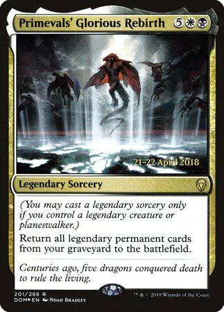 Primevals' Glorious Rebirth [Dominaria Promos] - Destination Retro