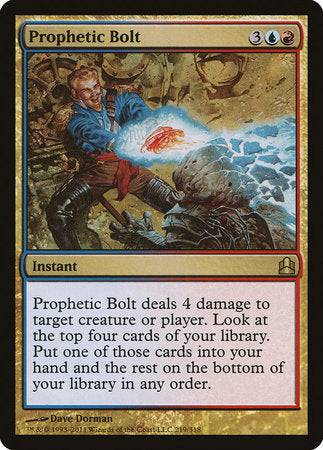 Prophetic Bolt [Commander 2011] - Destination Retro