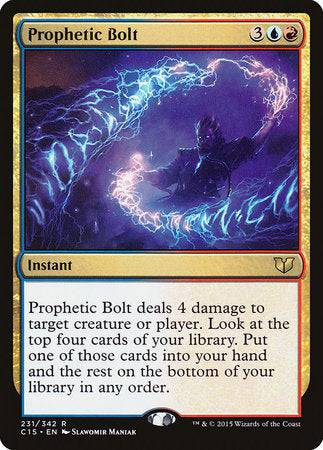 Prophetic Bolt [Commander 2015] - Destination Retro