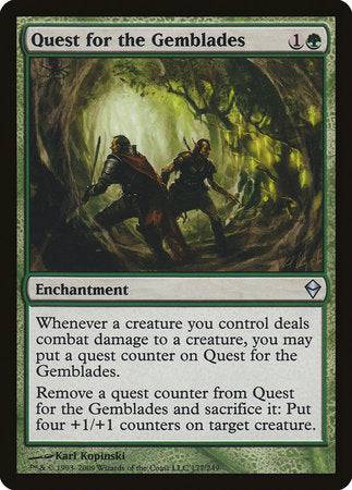 Quest for the Gemblades [Zendikar] - Destination Retro