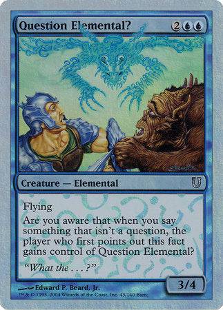 Question Elemental? (Alternate Foil) [Unhinged] - Destination Retro